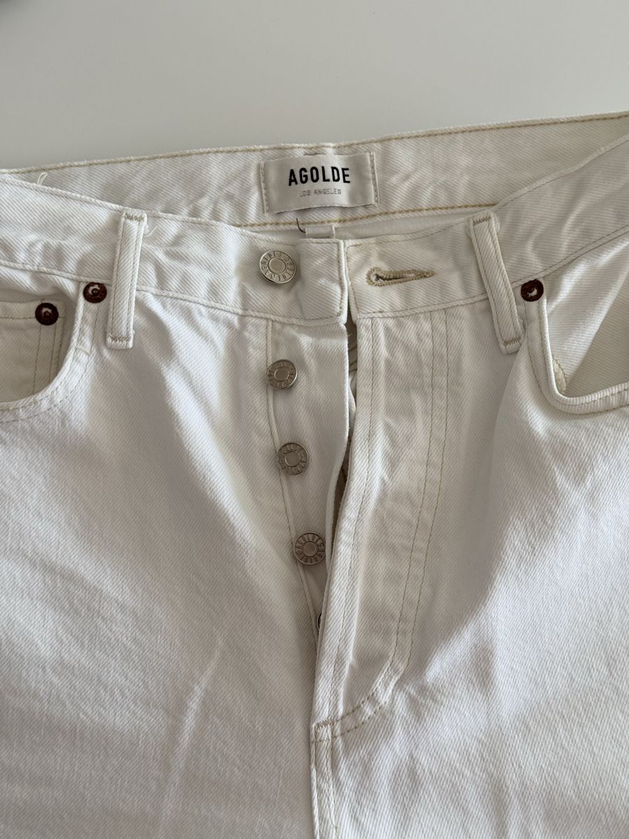 Agolde Jeans: AGOLDE Jeans, weiss, Gr. 25 – Usato da Egg b. Zürich venduto da sanaxenia