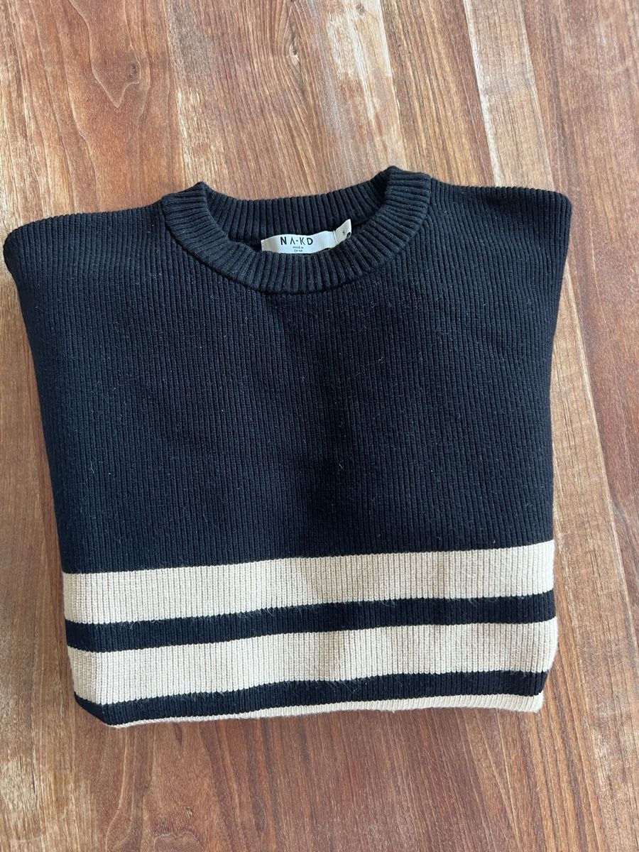 Pulls & Sweat-shirts: 2 NA-KD Pullover gestreift Navy Grösse S – D'occasion à Erlenbach ZH par schnflck 3