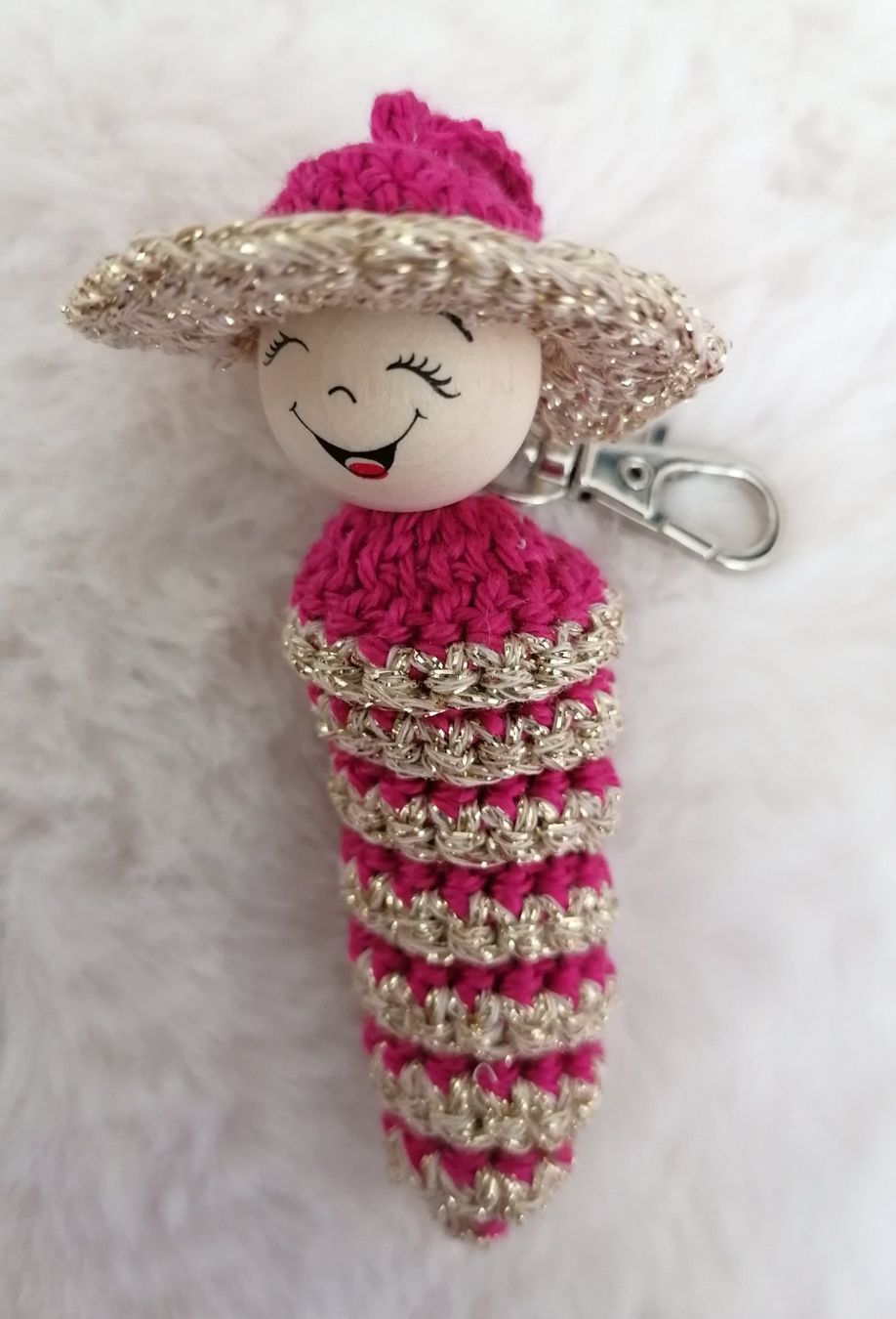 Tutte le decorazioni: Handgemacht Glückswürmchen 6 Stück Pink – Nuovo e nell'imballaggio originale da Rümlang venduto da TRICE67 1