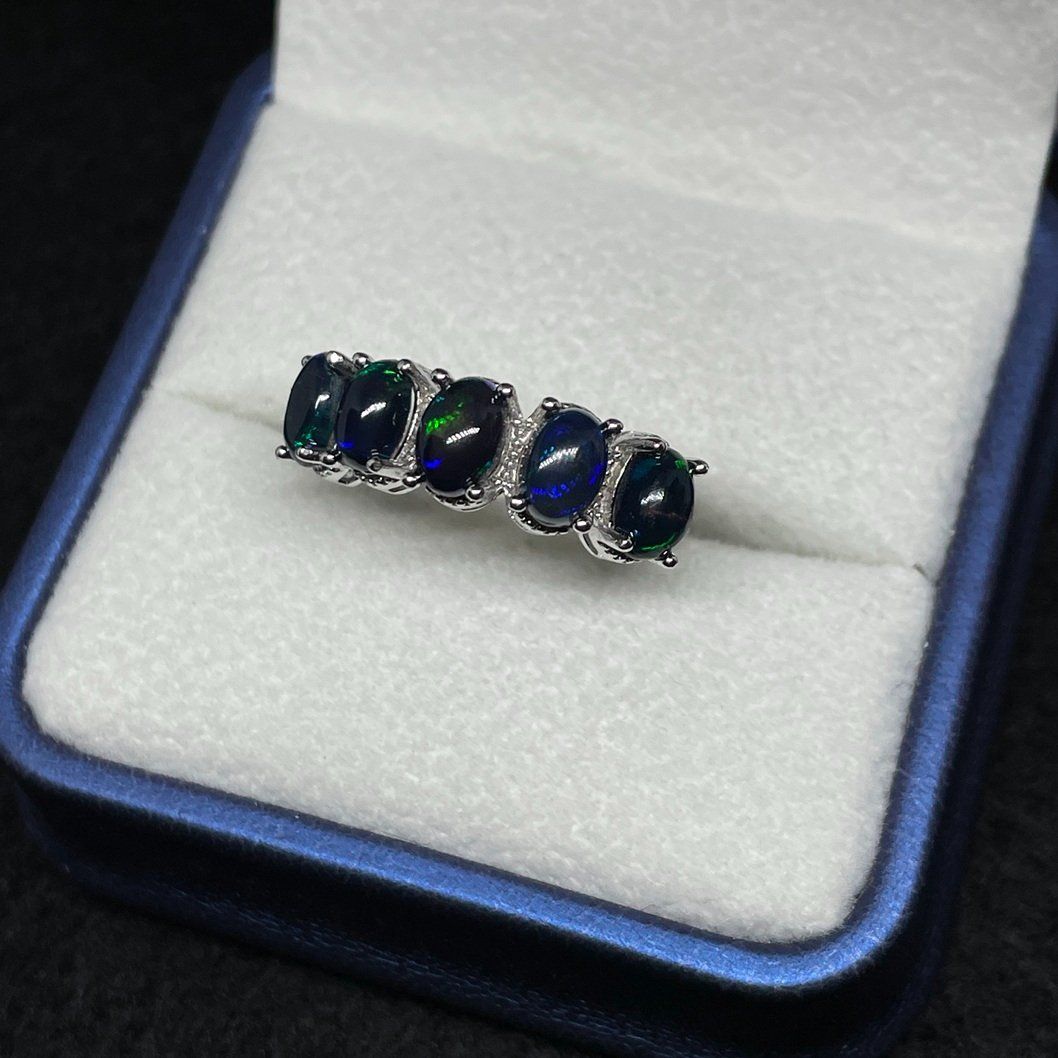 Ringe: Australischer Opal Ring, Silber Gr. 56, verstellbar – Neu (gemäss Beschreibung) aus Thun von Creative-Art-Tess 2