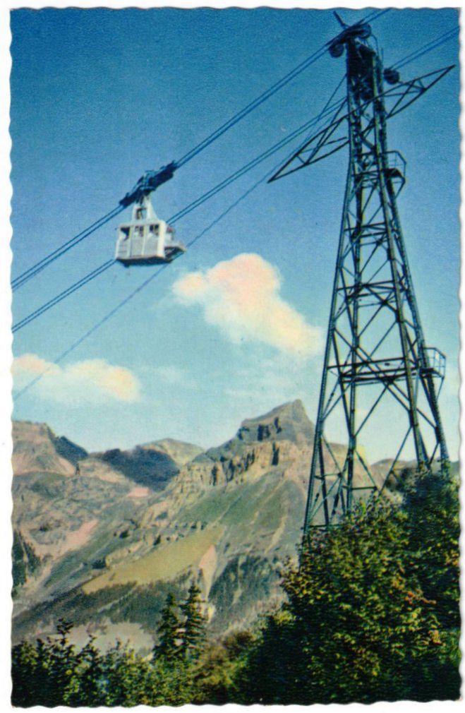 Cartoline postali: Engelberg - Luftseilbahn Gerschnialp--Trübsee – Usato da Binningen venduto da Mountainrider