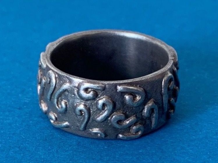 Ringe: Silberring bauchiger DESIGNERRING (60) – Gebraucht aus Dittingen von Bijoubelle 1