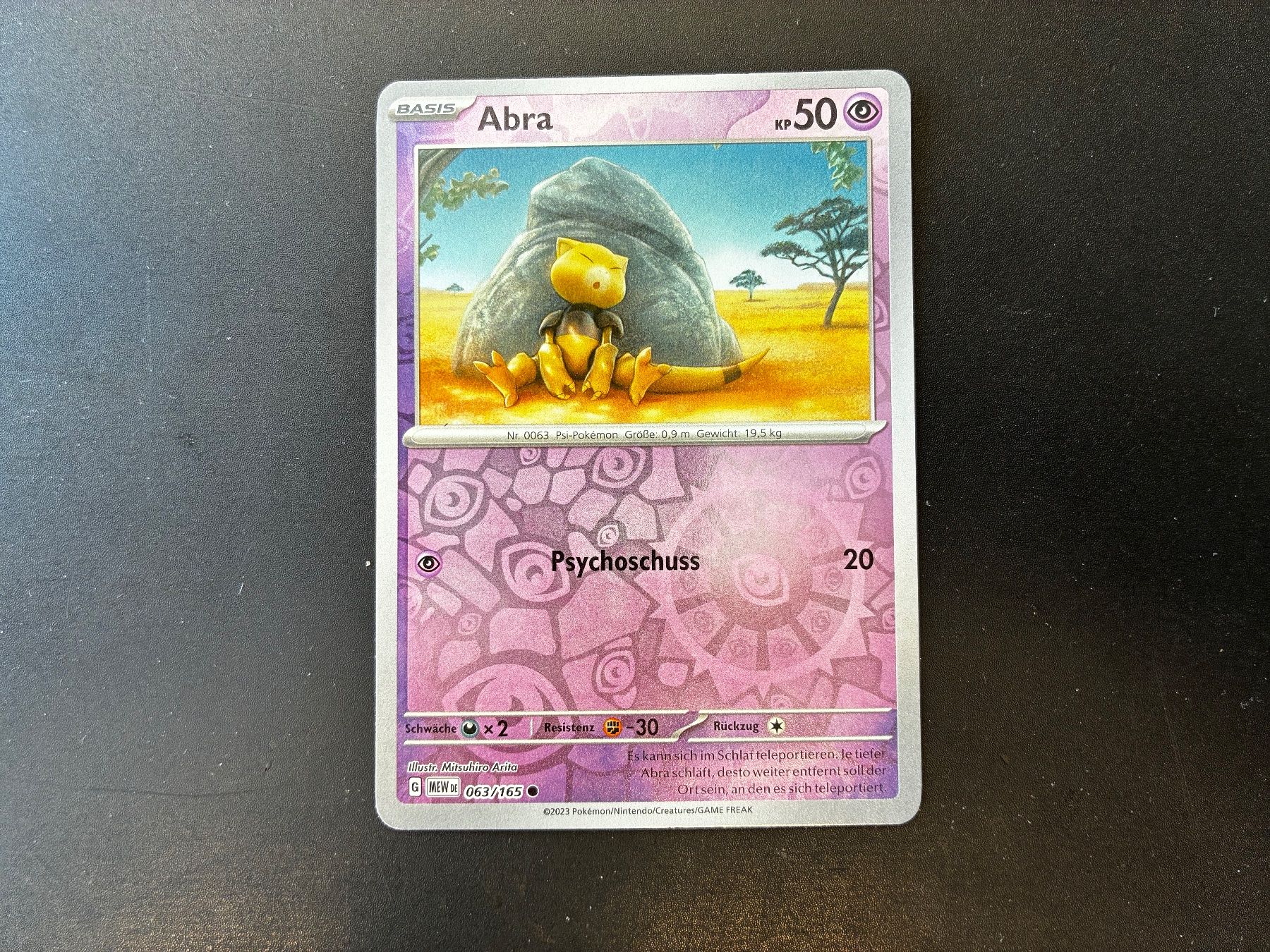 Pokémon Cartes à collectionner: Abra 063/165 - Reverse Holo - 151 - de – Neuf (Voir description) à Hütten par yve_tf69