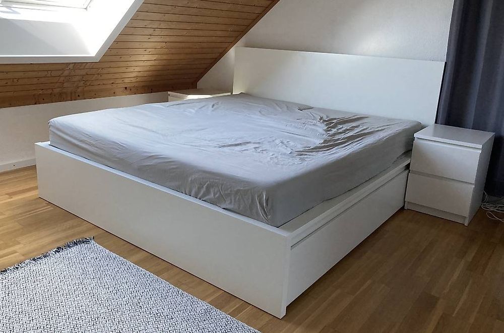 Bett Malm 180x200