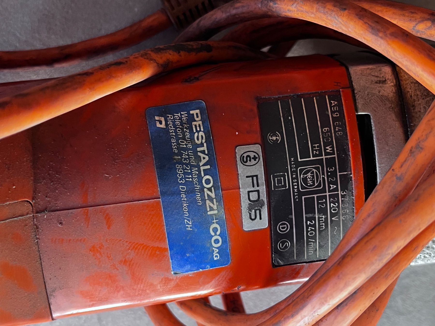 Fein Trapani: Fein ASg 648 Gewindebohrmaschine – Usato da Horn venduto da JoeyJacomet 1