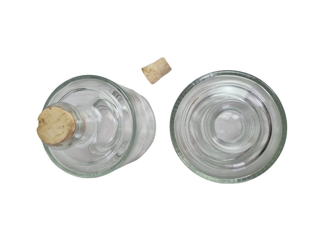 Altro in Stoviglie & Bicchieri: 2er Set transparente Dekoflasche aus Klarglas – Usato da Wangen b. Olten venduto da Restwert_Wangen 2