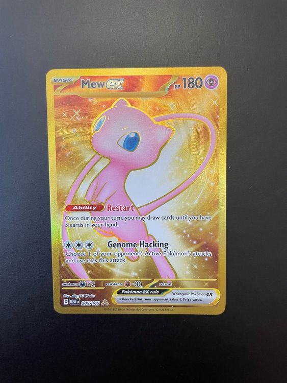 Mew ex Gold 205/165 MEW 151 Englisch Kaufen auf Ricardo