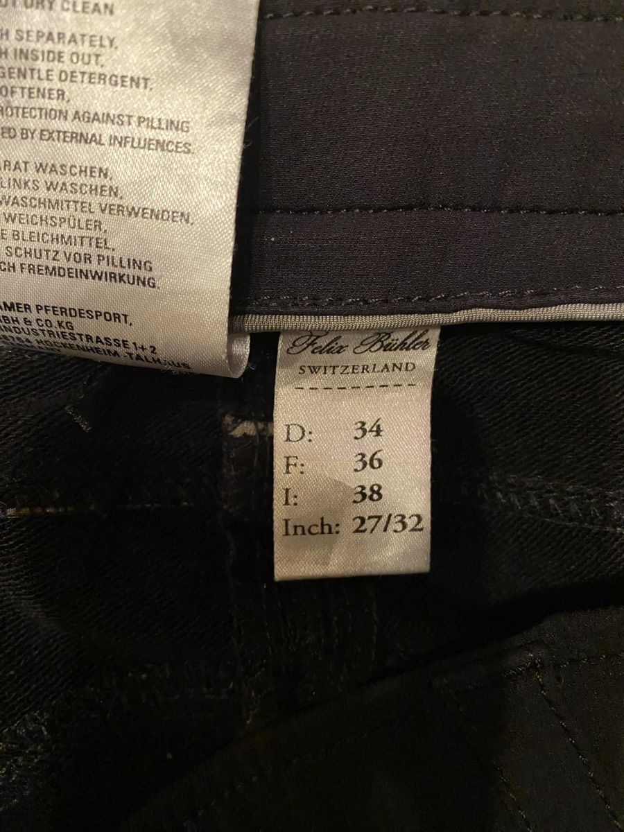 Felix Bühler Pantaloni: Reithose – Usato da Oberflachs venduto da Hardy80 2