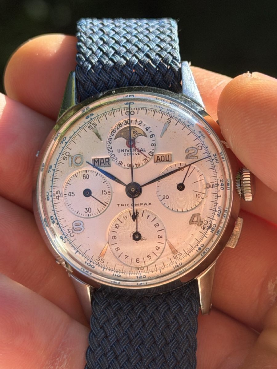 Universal Genève Orologi: Universal Genève tricompax – Usato da Courtemautruy venduto da Atelier_Vintage 4