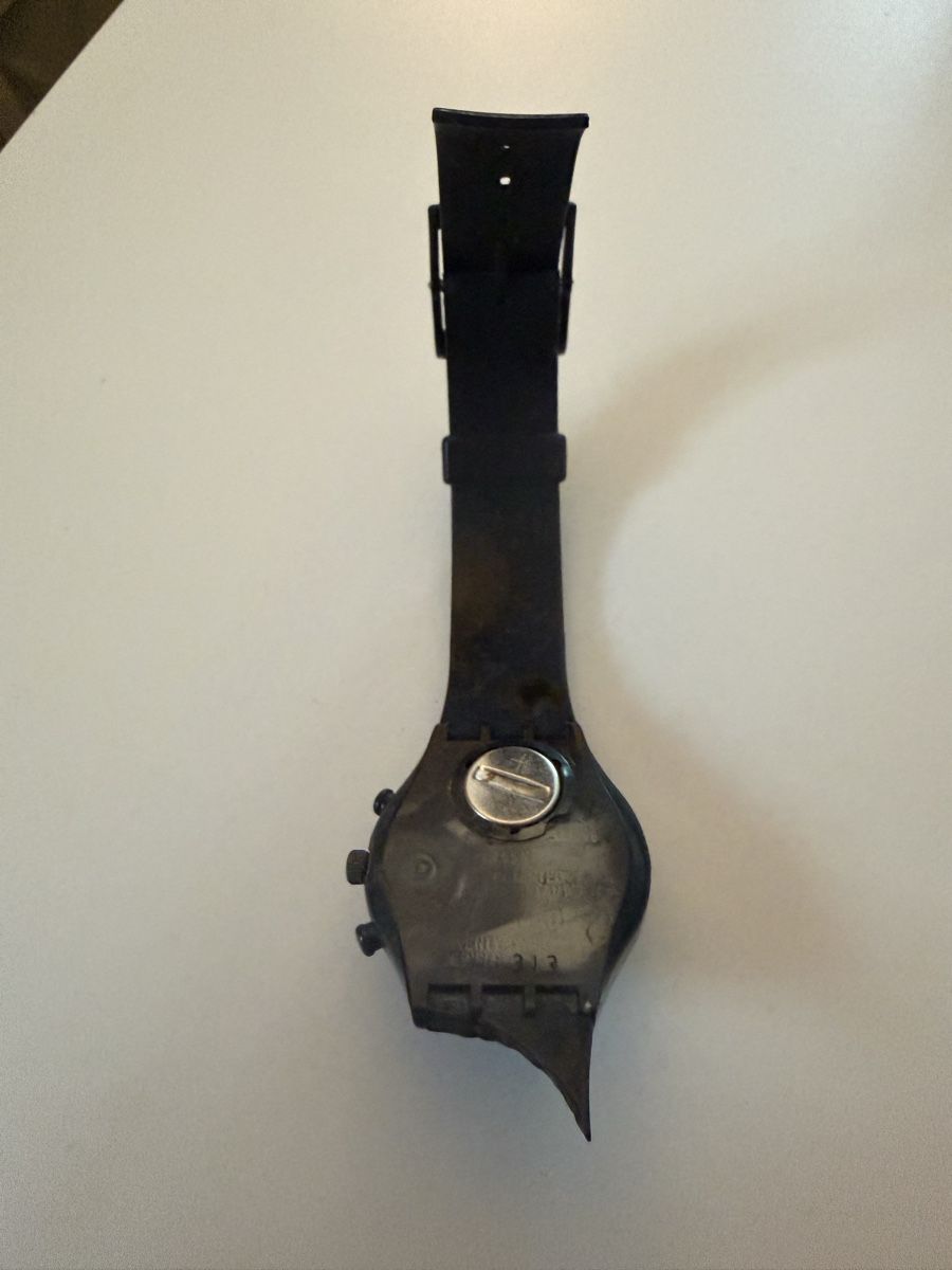 Swatch Orologi: Montre Swatch Chrono Moonshadow 1993 – Difettoso da Etagnières venduto da Sorciere 2