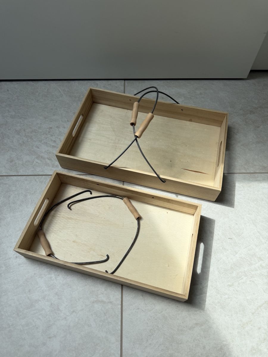 Tutte le decorazioni: Holztabletts 2 Stück – Nuovo (secondo la descrizione) da Schübelbach venduto da Sambodscha 1