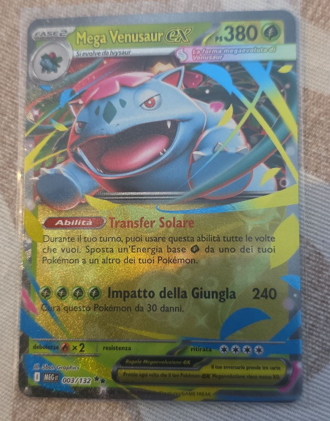 Pokémon Carte collezionabili: Carta Pokémon Mega Venusaur EX - – Usato da Massagno venduto da Arj87