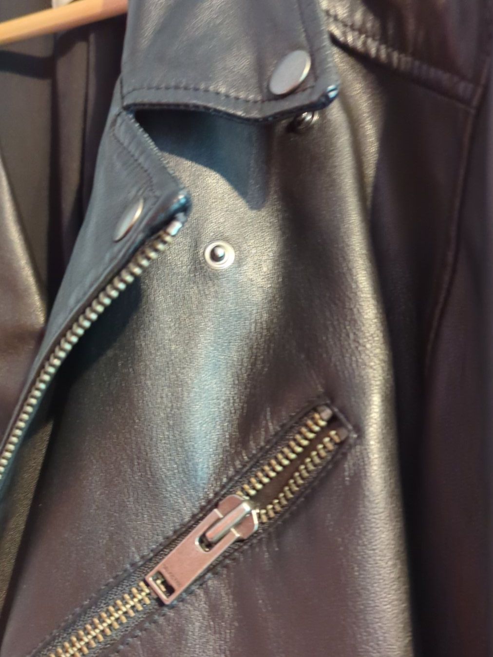 Jacken: Echte Lederjacke Biker Style – Gebraucht aus Stans von Fabdc 2