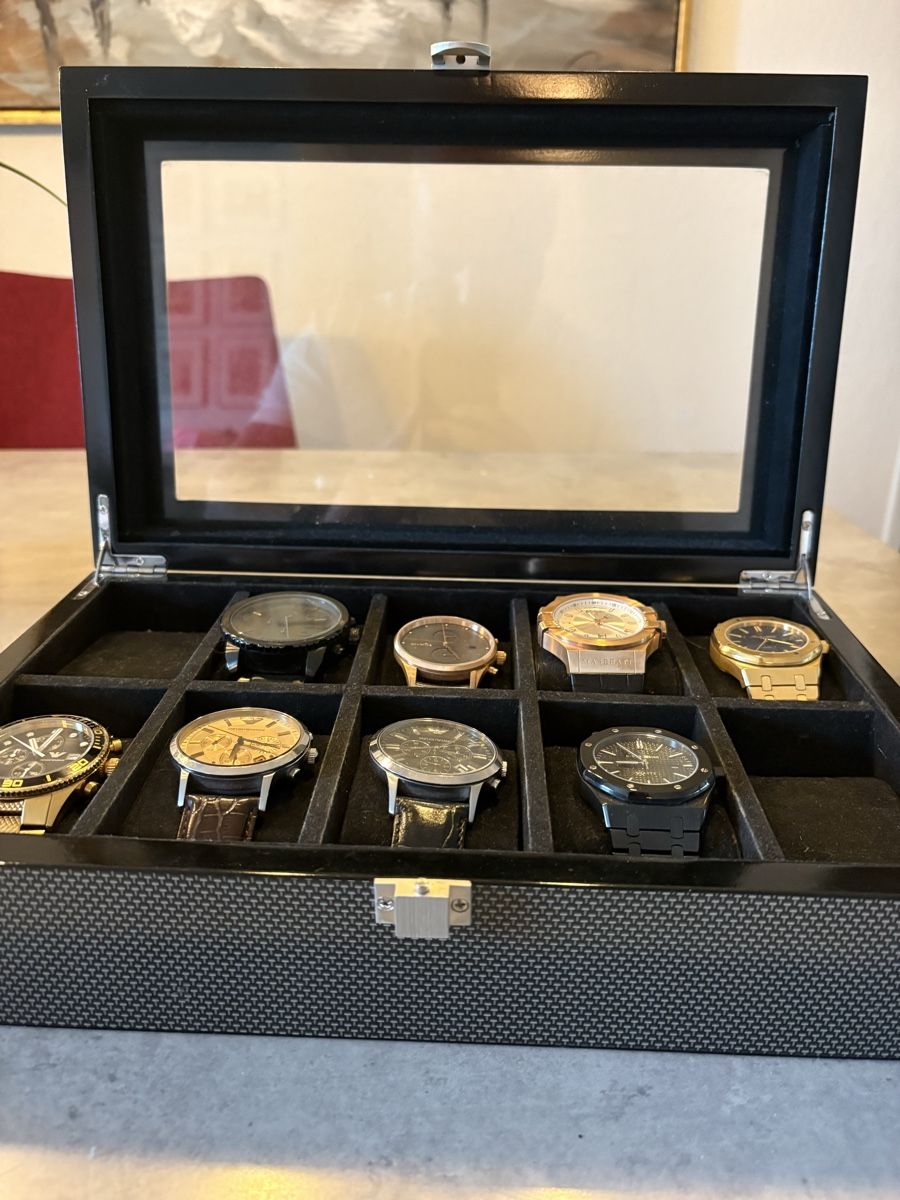 Orologi: Uhren Sammlung mit 7 Herrenuhren + Uhrenbox  – Usato da Altendorf venduto da seb_v7ln