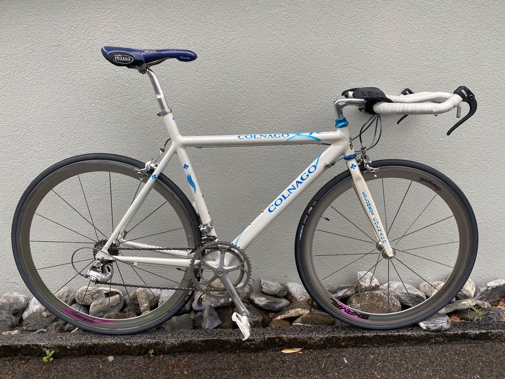 Vélo Colnago Vintage – Cadre Acier Bleu – Vélo De Course 6 Vitesses – Unisexe