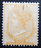 Malta British Kat. 2B * CC 1863 Kat. 120 Euro
