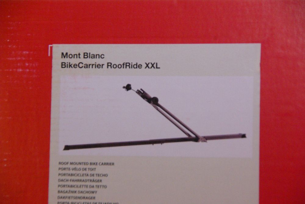 Porte- vélo sur barres de toit Montblanc Roofride pour 1 vélo