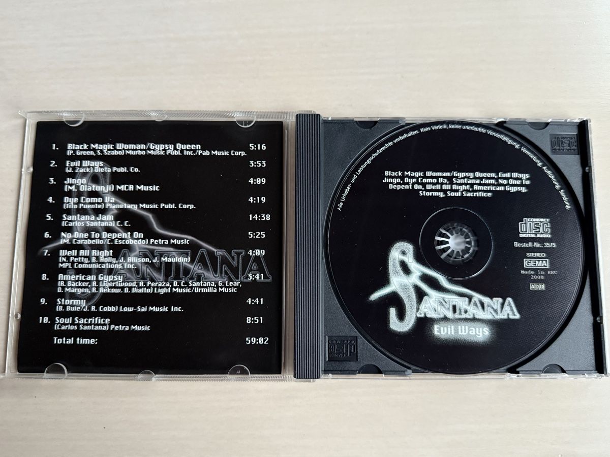 CD: Santana CD Album 2000 - Evil Ways – Usato da Oberried Brienz venduto da Chyara 2