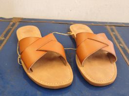Roxy Sandalen Leder Damen Orange Grösse 38 neu