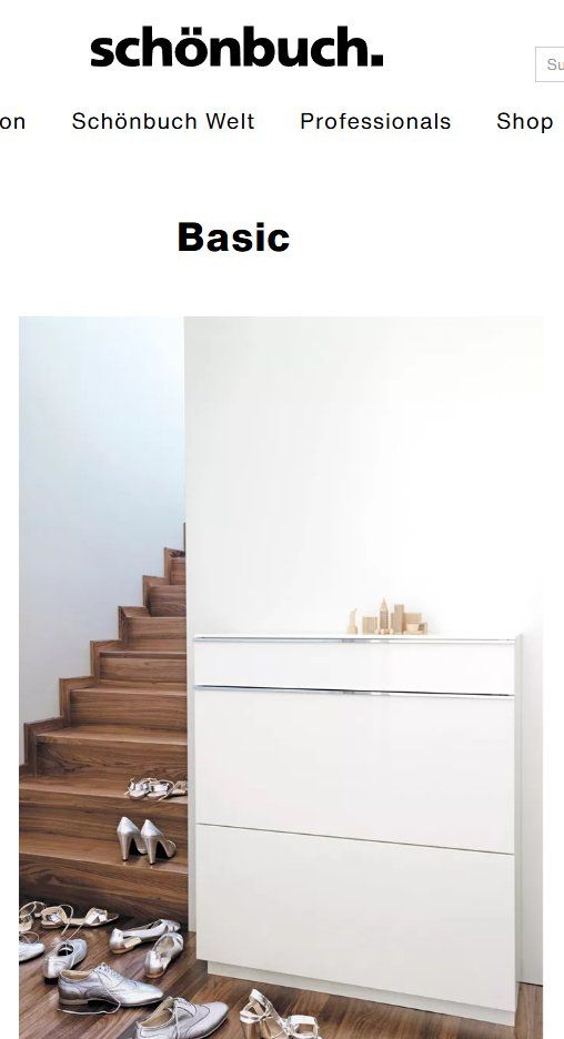 Armadi: Schönbuch - Schuhschrank basic - Farbe Nussbaum – Usato da Basel venduto da Feysen 2