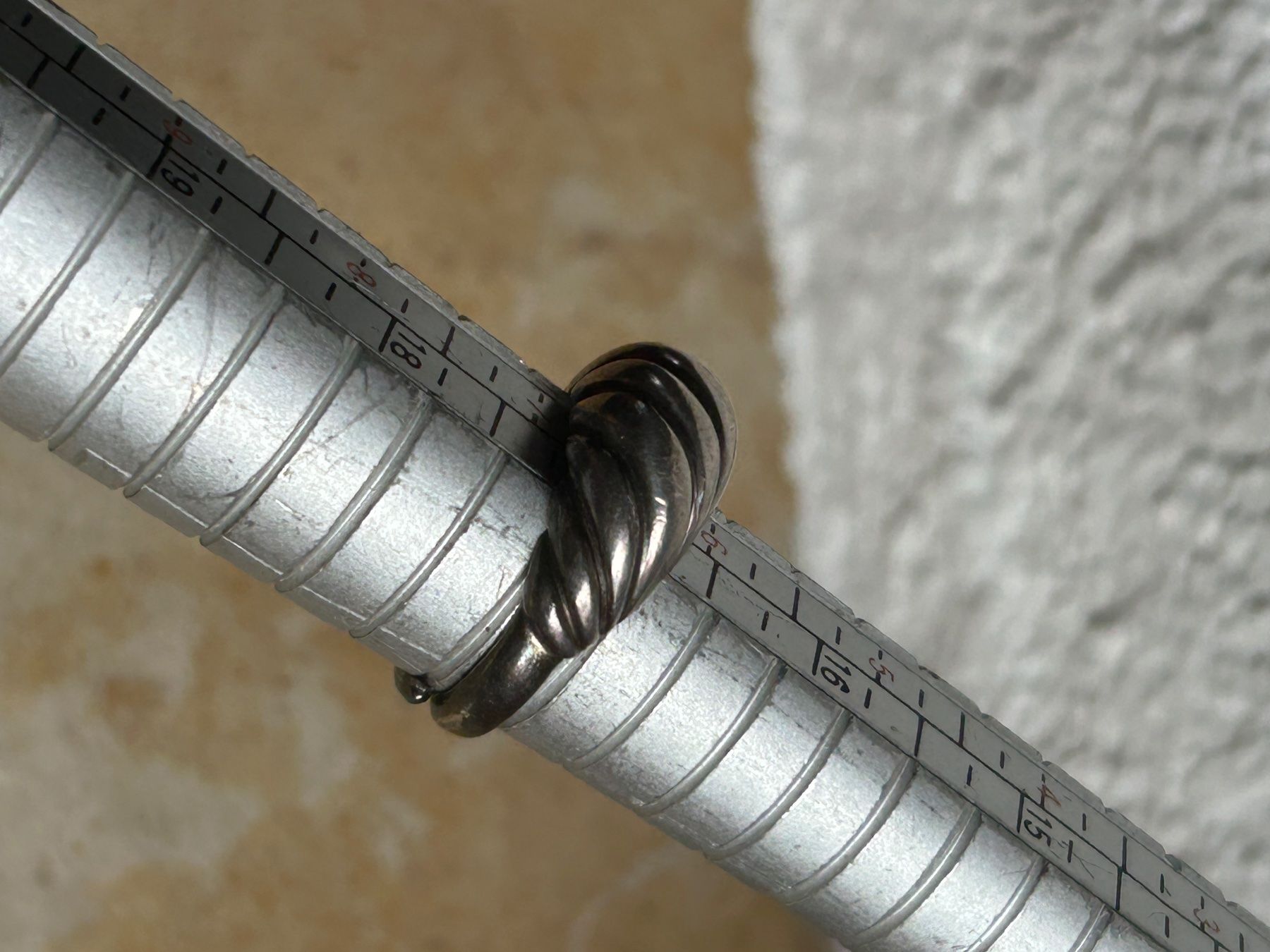 Anelli: Silberring, Gr. 54, Vintage, Muschelform – Usato da Dittingen venduto da Bellevista 7