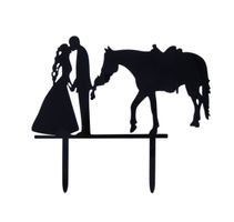 NEU Topper Hochzeits-Paar & Pferd - Hochzeitstorte - 2021011