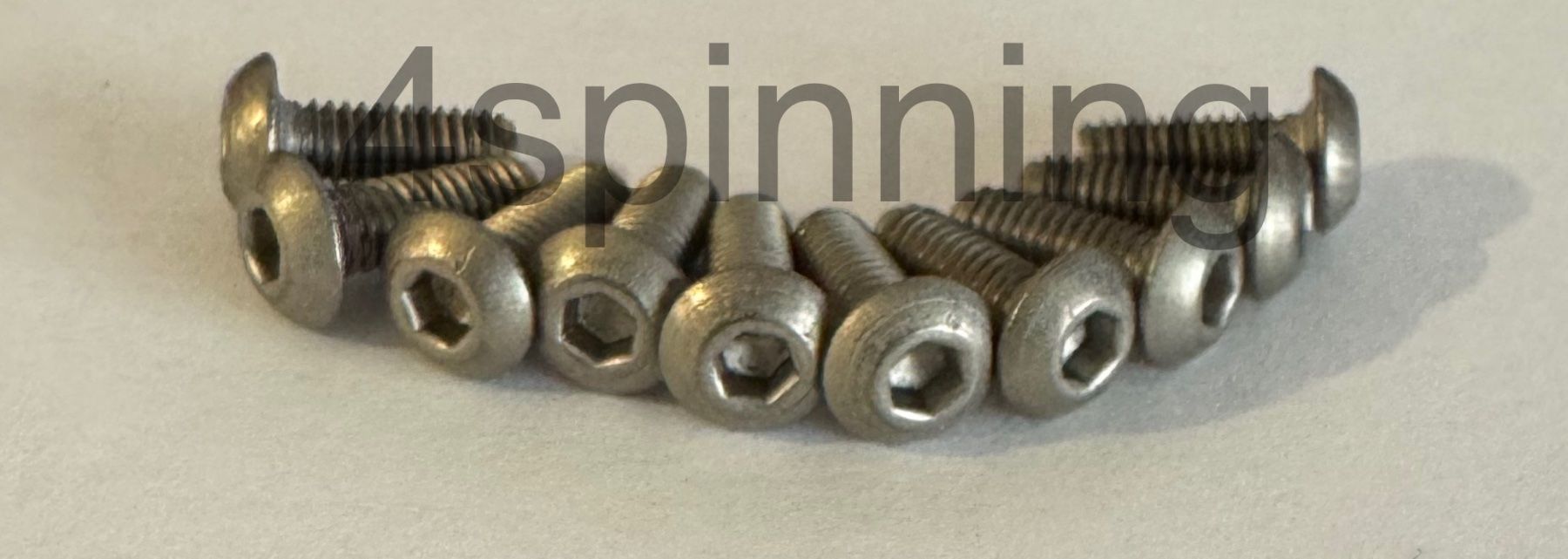 RC Modellbau: 10x Titanium Gr2 Hex Screws M3x8 – Button Head – NEW – Neu und originalverpackt aus Andelfingen von 4spinning