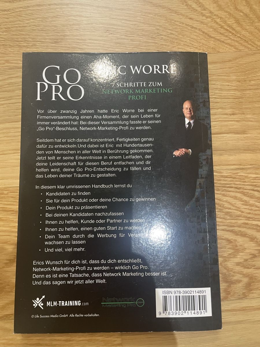 Libri: Go Pro 7 Schritte zum Network Marketing Profi – Nuovo (secondo la descrizione) da uster venduto da 2017c 1