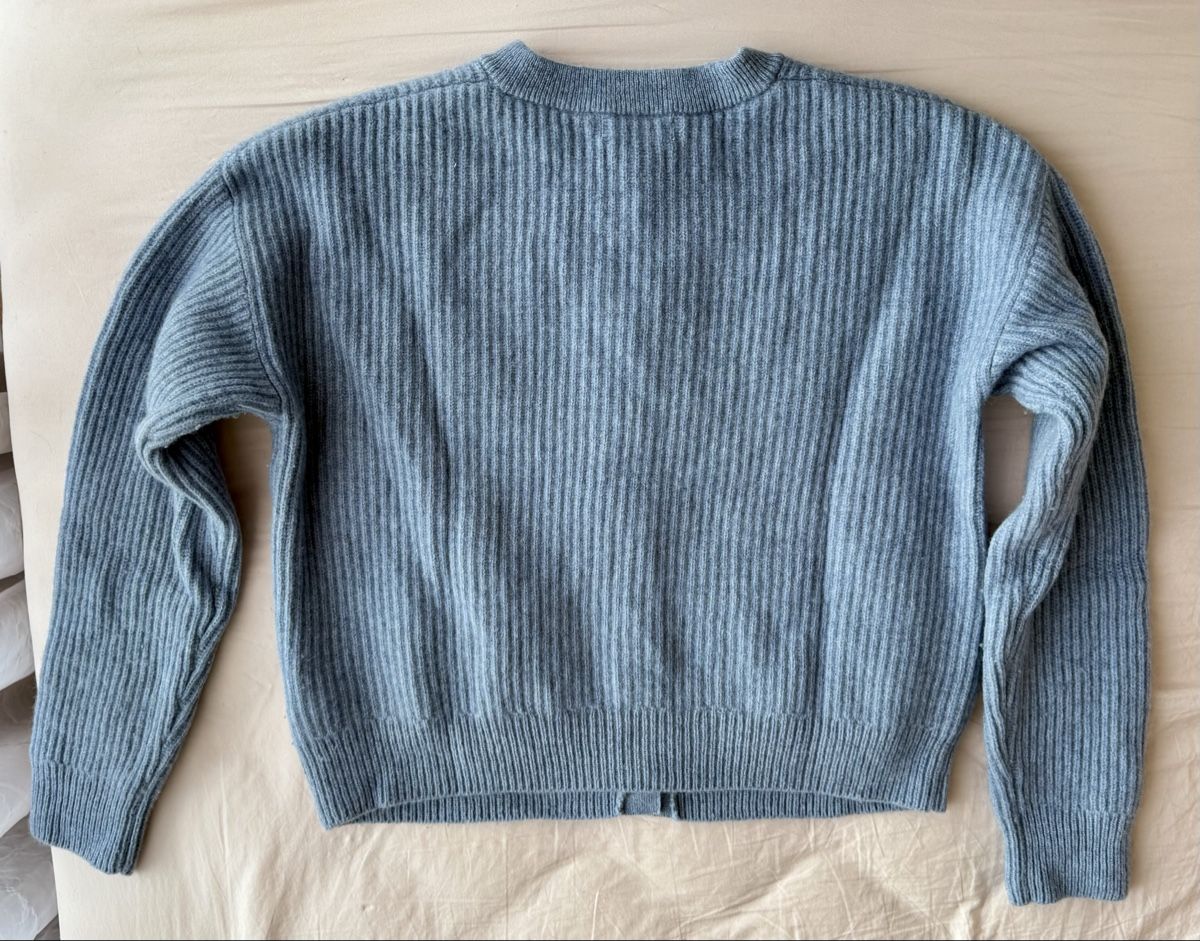 Massimo Dutti Jacken: Strickjacken Massimo Dutti weiss/hellblau – Gebraucht aus Allschwil von Artur15 8