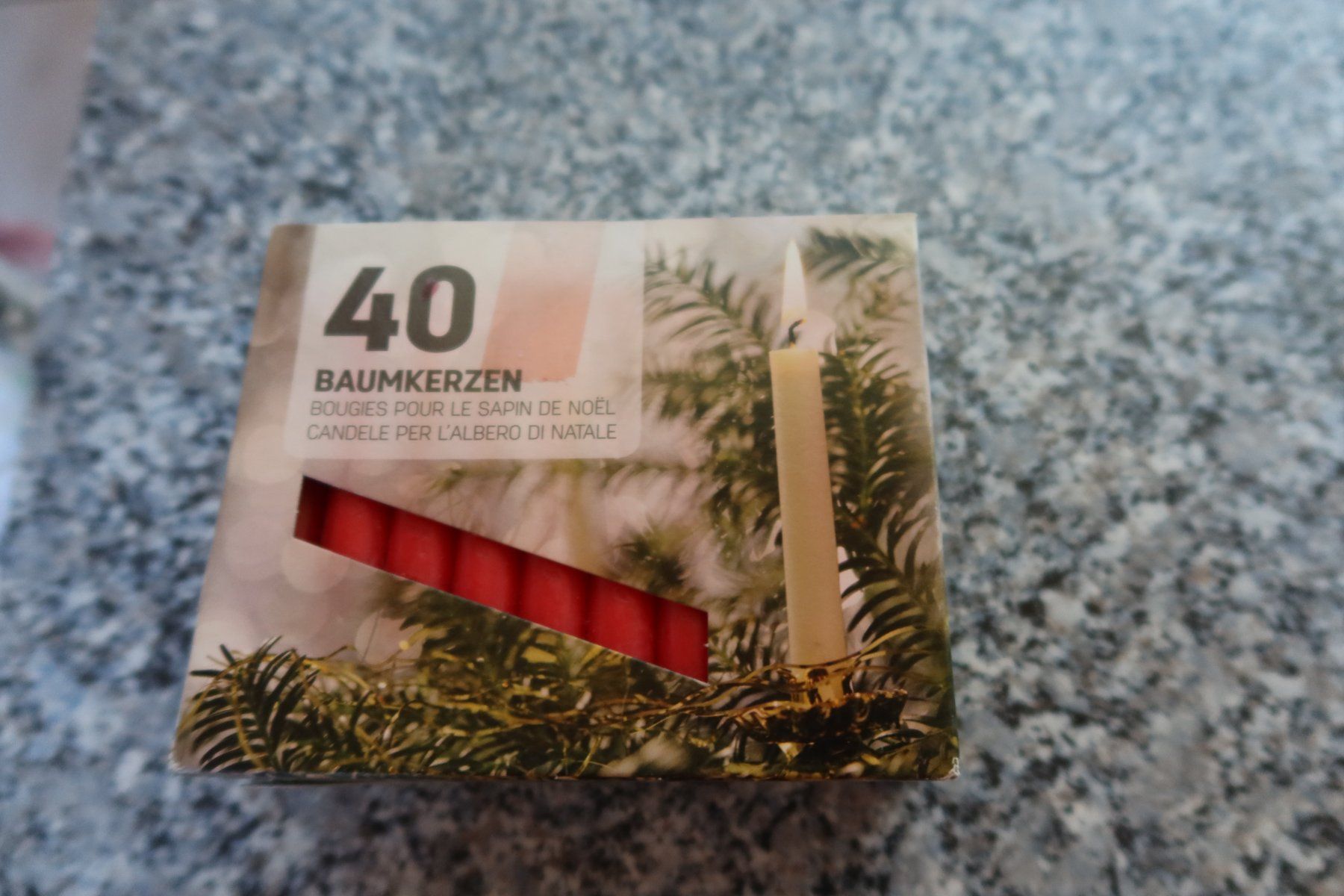 Kerzen: 40 Baumkerzen – Neu und originalverpackt aus Täuffelen von Cindybussy