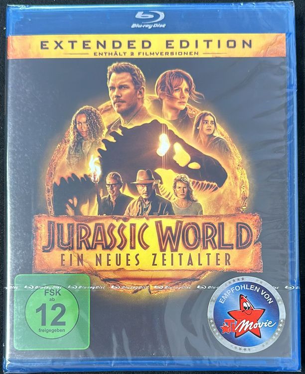 JURASSIC WORLD EIN NEUES ZEITALTER EXTENDED EDITION BLU-RAY | Kaufen ...