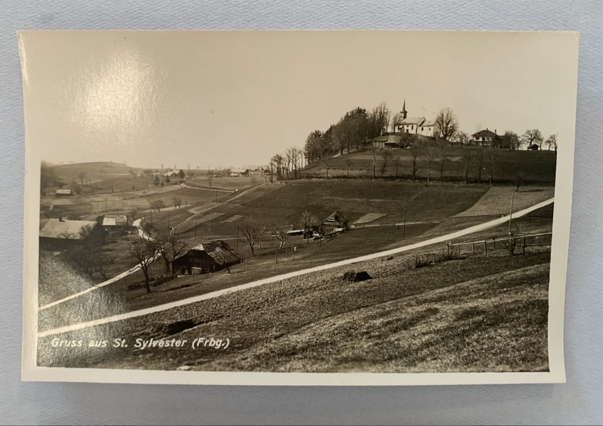 Ansichtskarten: Ansichtskarten Schweiz - St. Silvester, FR – Gebraucht aus Düdingen von polytropon_5 1