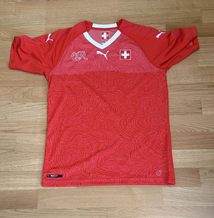 Originales Schweizer Nationalmannschafts Trikot in Rot