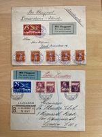 4 Stk. Flugpostbriefe um 1923 bis 1932