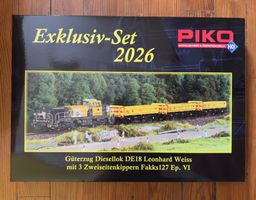 Piko 58160 Set Lok DE18 + 3 Wagen Leonhard Weiss DC