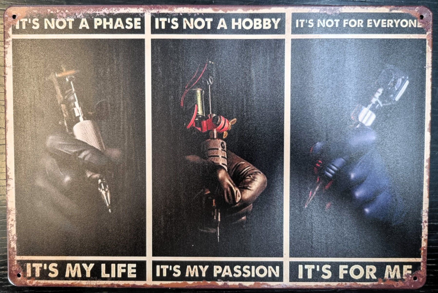 Insegne: It's my life Tattoo - Blechschild – Nuovo e nell'imballaggio originale da Figino venduto da MabaStore24