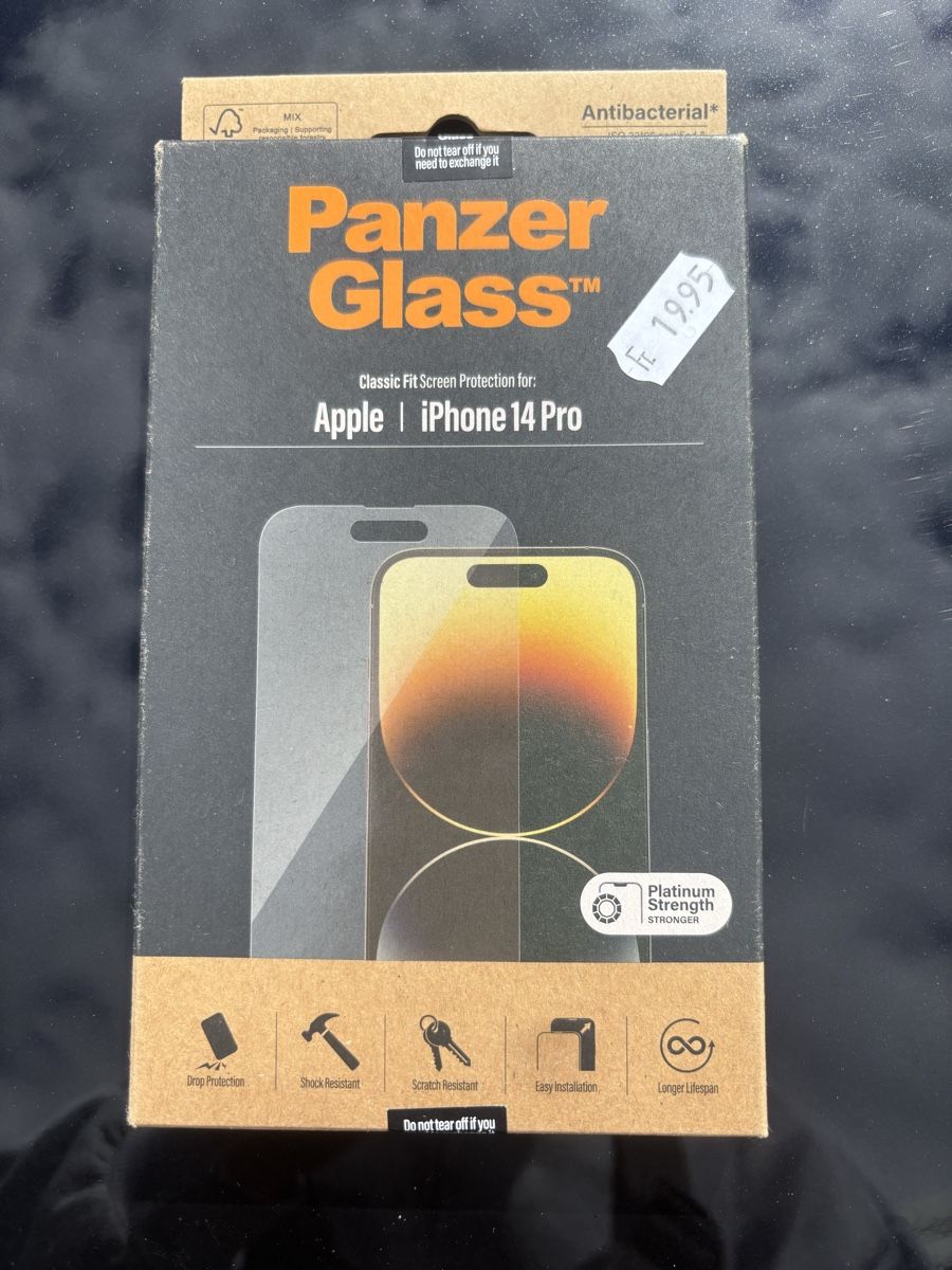 Ritocchi & pellicole di protezione: Panzer Glass iPhone 14 Pro – Nuovo e nell'imballaggio originale da Trübbach venduto da Mansur93