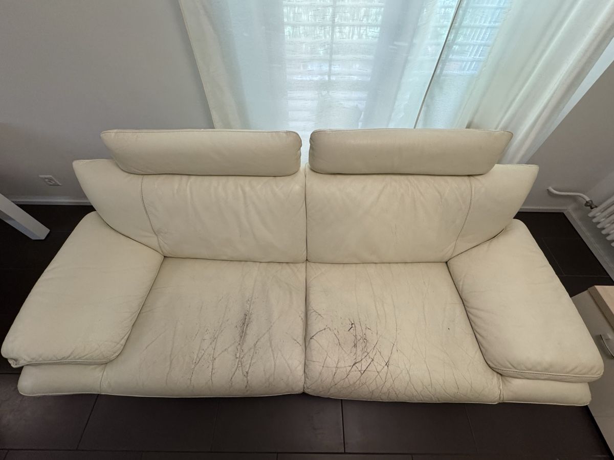 Sofas: Sofa aus Echtleder 3-Sitzer – D'occasion à Zürich par ThaliaL 4
