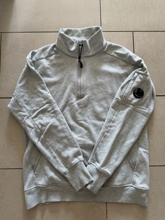 Felpa C.P. Company grigia con zip taglia L
