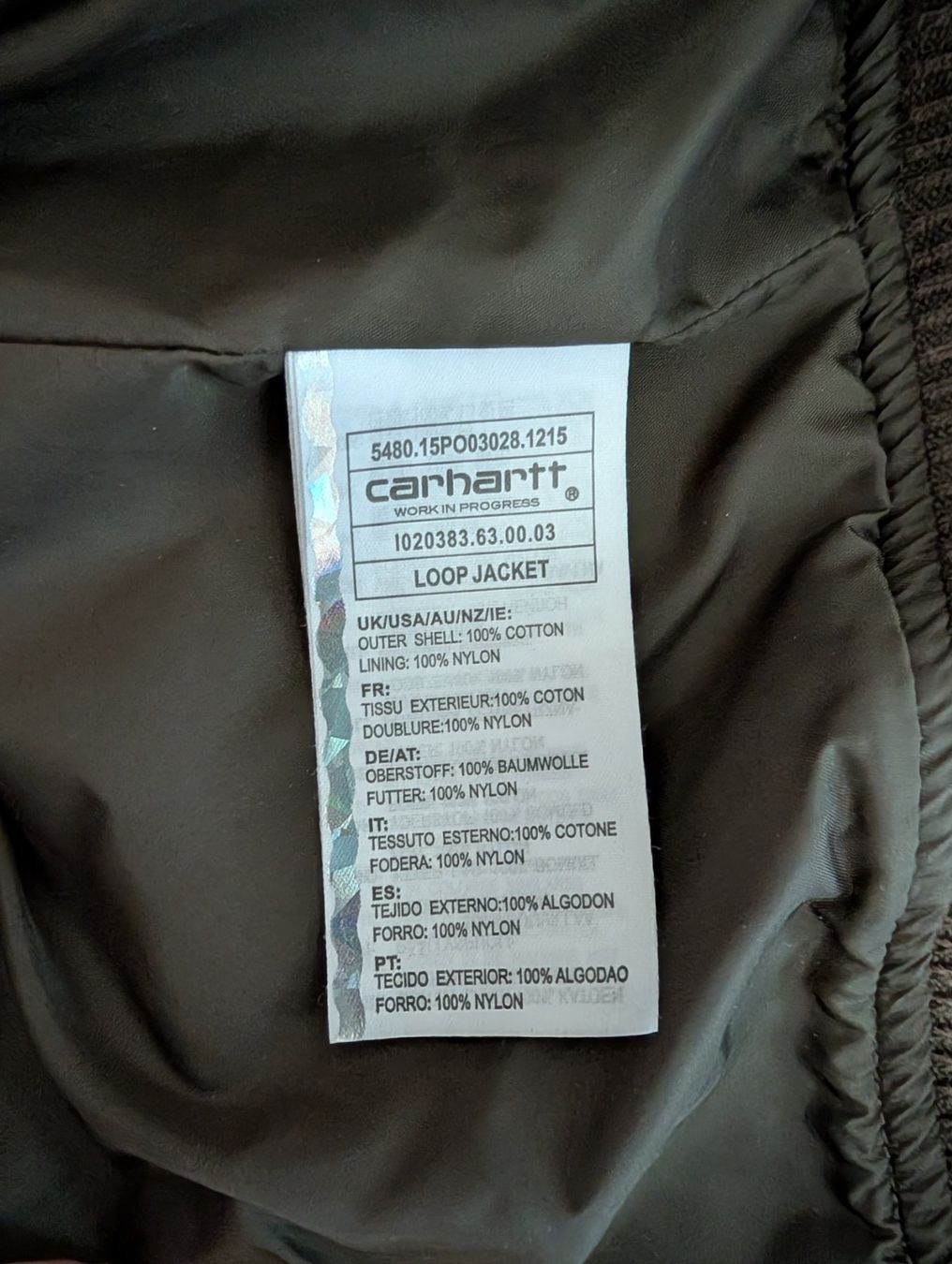 Carhartt Jacken: Veste Carhartt WIP Loop Jacket Super Ducks – Gebraucht aus Confignon von AphexAFX 3