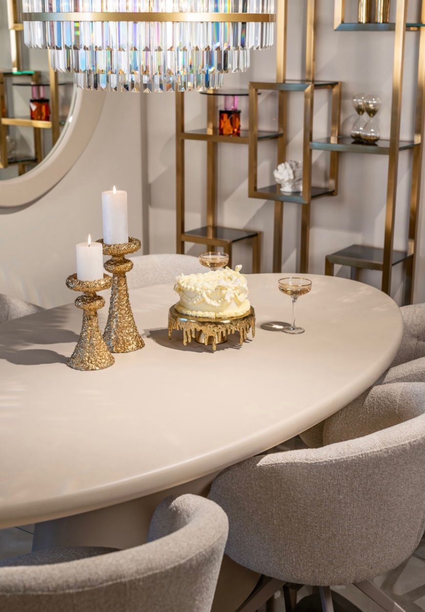 Tavoli: RICHMOND INTERIORS*Dining table Clayton beige – Nuovo e nell'imballaggio originale da Ruswil venduto da Miami-2026 4