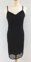 Club L - Neues Kleid mit Spitzensaum - schwarz - Grösse M
