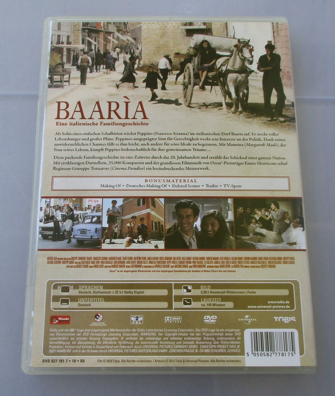 Alle DVDs: BAARIA - Giuseppe Tornatore – Gebraucht aus Wattwil von Muriel10 1