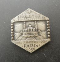 Altes Abzeichen Reiseleitung Biel Madretsch - Paris 1930