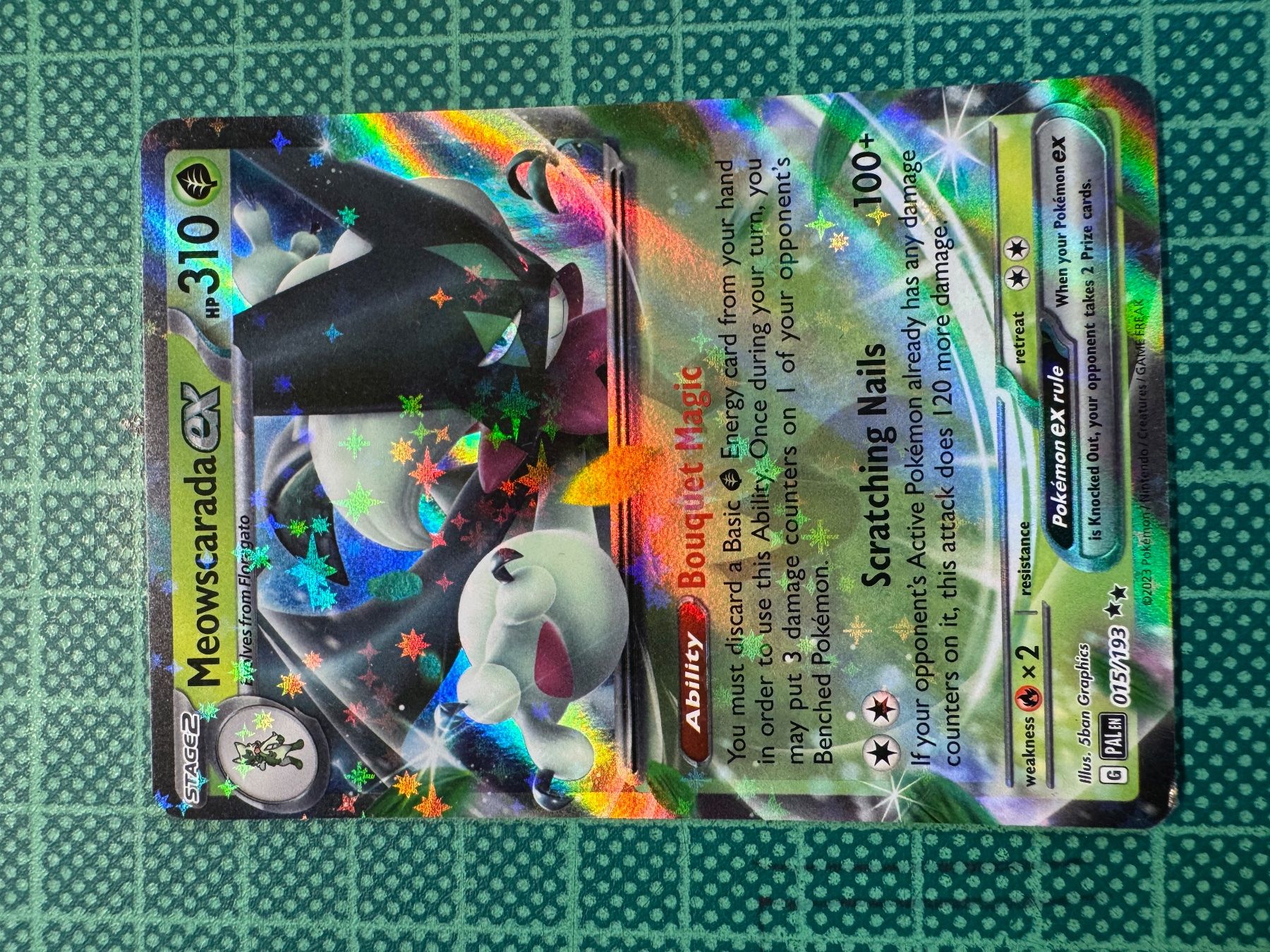 Pokémon Carte collezionabili: Meowscarada ex 015/193 - Paldea Evolved EN - Pokémon – Usato da Zürich venduto da the_k2nf