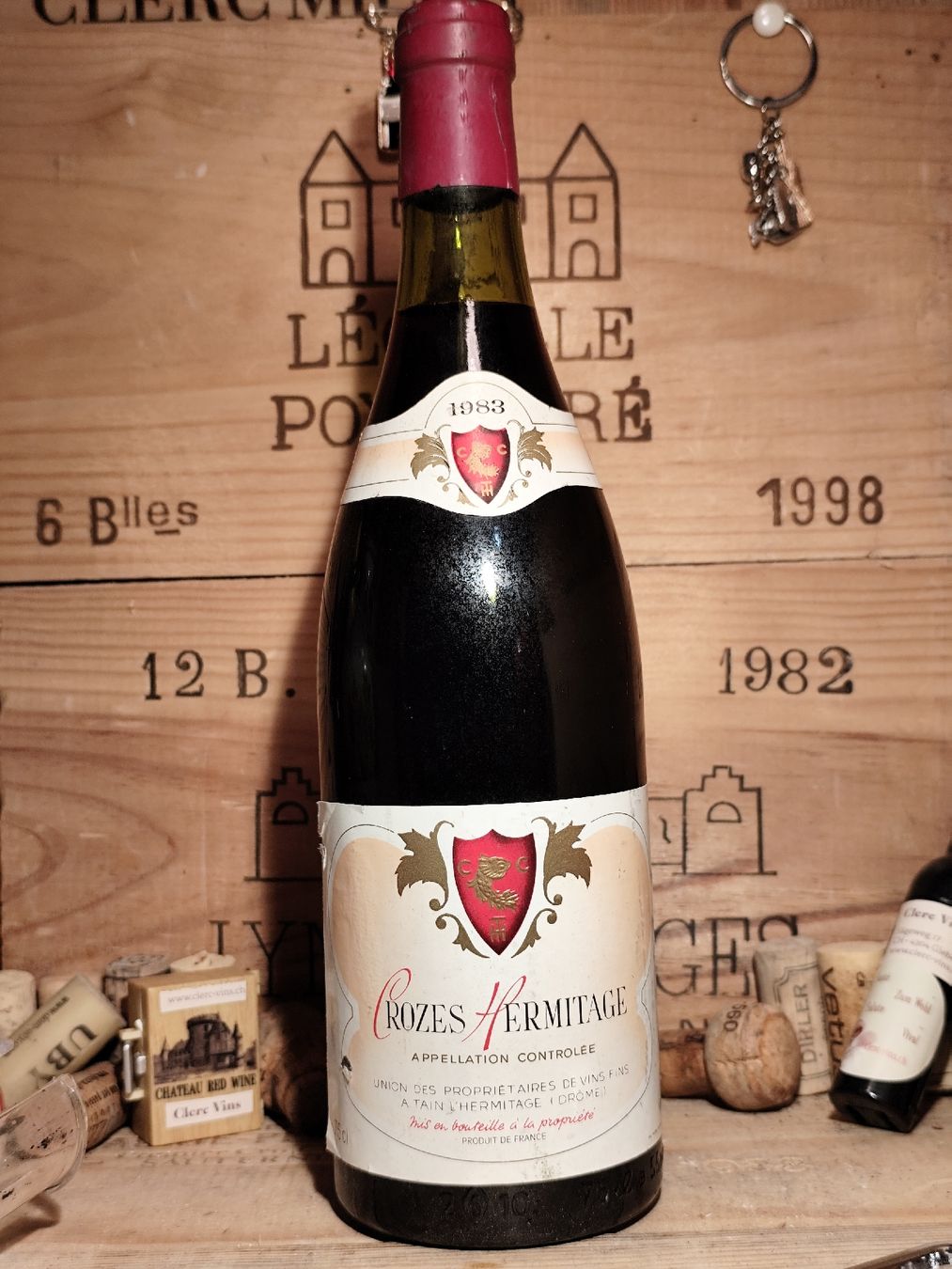 Vino: 1983 Crozes Hermitage – Nuovo e nell'imballaggio originale da Büsserach venduto da Vintage-vins