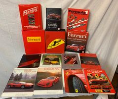 13 Bücher über die Ferrari Geschichte in top Zustand!