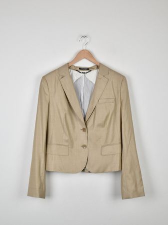 Strenesse Blazer, Gr.42, beige, neuwertig, 100% Schurwolle