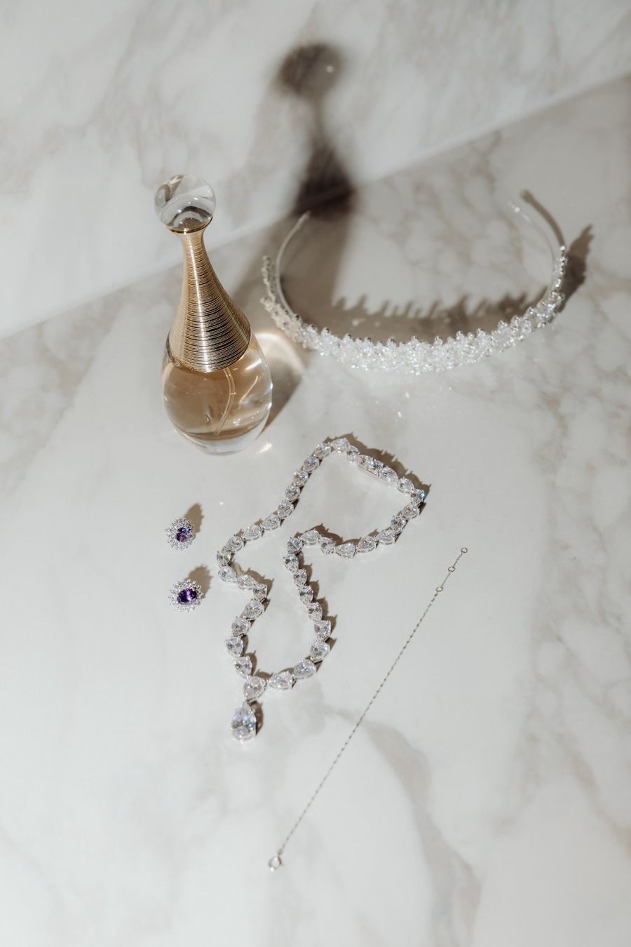 Accessori per capelli: Statement Zirkonia Krone Tiara Braut Hochzeit – Usato da Zürich venduto da damita_ 1