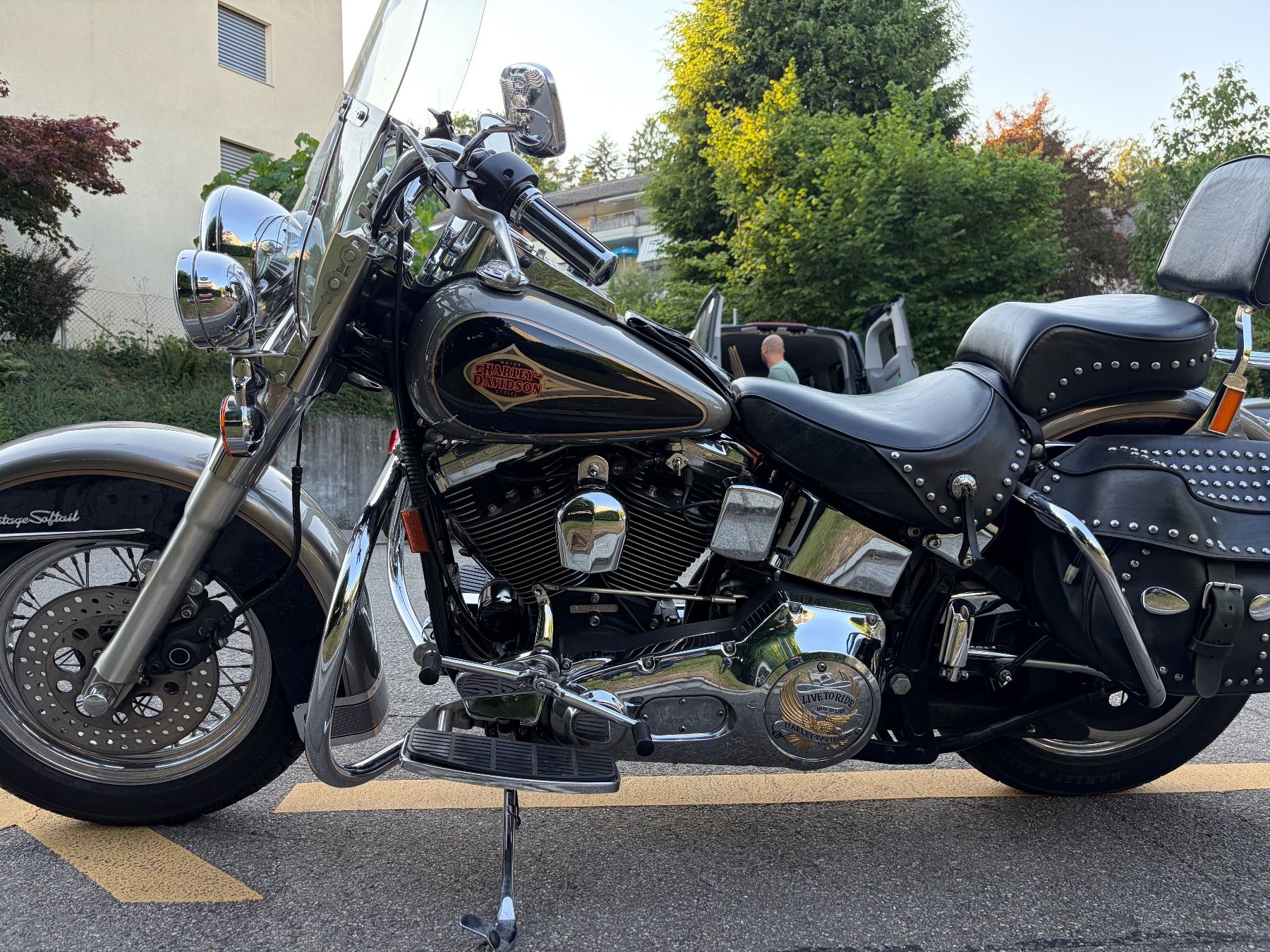 Harley-Davidson Chopper: Harley Davidson Heritage Nostalgia Limited Evolution – Usato da Rütihof venduto da elcheffe81 3